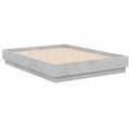Cama de Invitados de Madera Gris 120x200 cm - Base con Somier