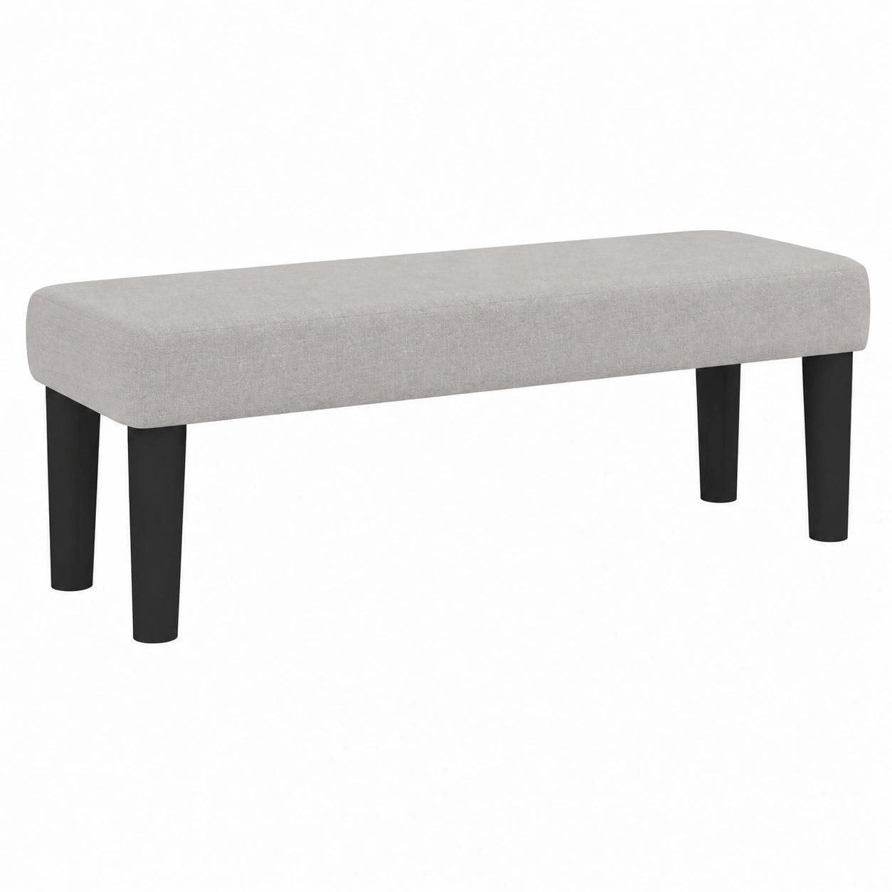 Banco de Tela Gris Claro para Sala, Pasillo y Terraza 100x30x30 cm