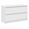 Mueble de TV Blanco 100x35x54 cm de Madera Contrachapada