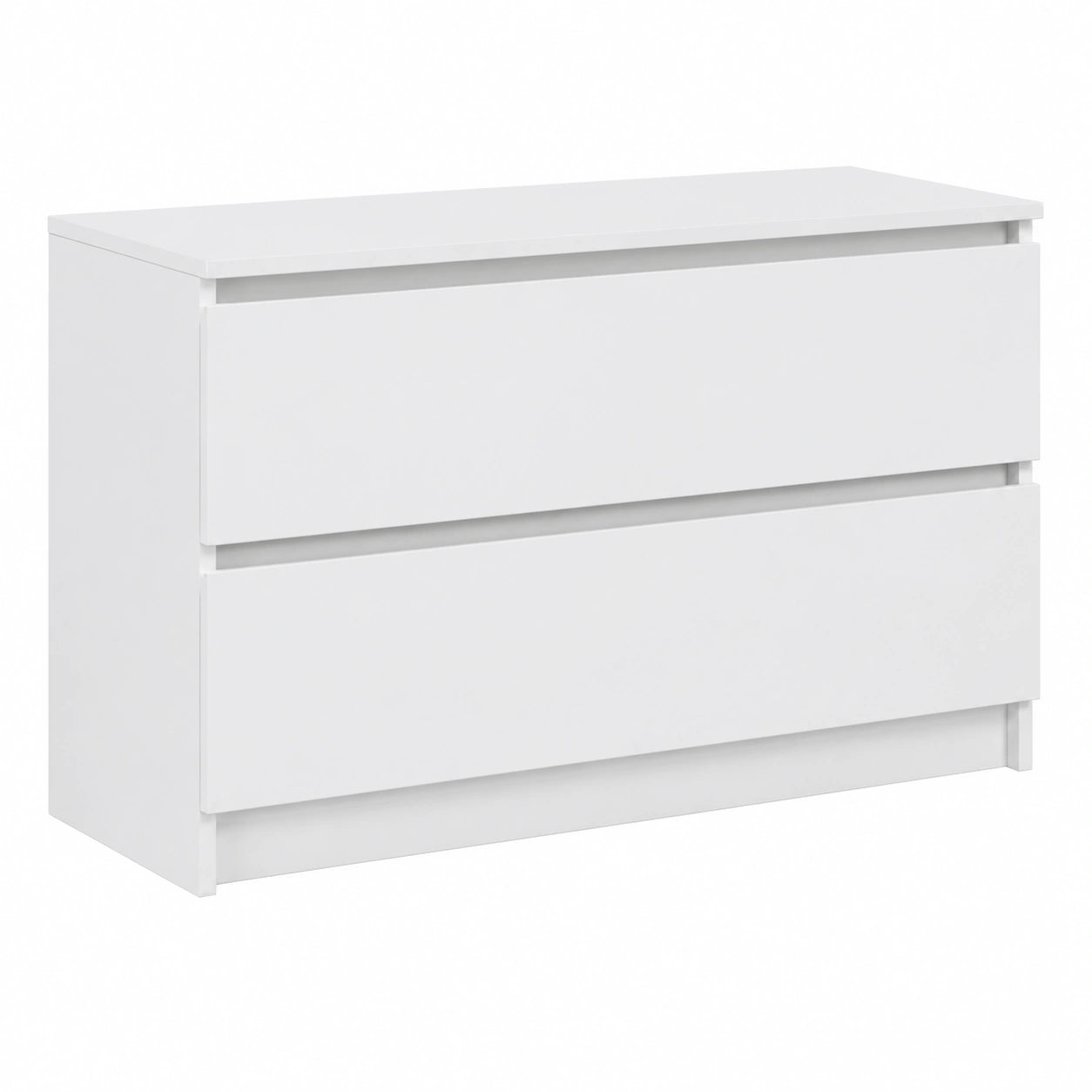 Mueble de TV Blanco 100x35x54 cm de Madera Contrachapada