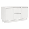 Mesa de TV con Iluminación LED 100x41x50 cm, Blanco