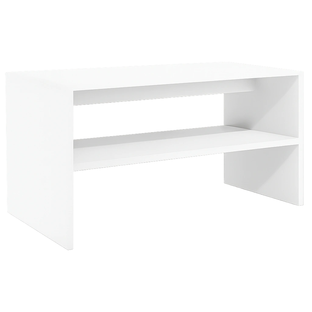 Mueble TV Moderno de Madera Blanca 60x40x40 cm