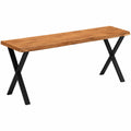 Banco de Almacenaje de Madera de Acacia 105 cm para Dormitorio