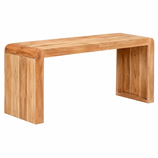 Banco de Jardín de Madera de Acacia para Exterior 110x38x46 cm